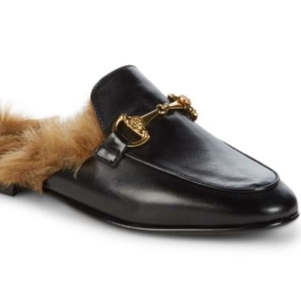 Roberto Cavalli Faux Fur Loafers Size 36EU